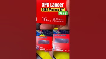 Unboxing ADATA  XPG LANCER RGB, 32 GB DDR5, 6000 MT