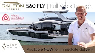 NEW Galeon 560 FLY | Full Detailed Broker Walkthrough with Bruce Hastie