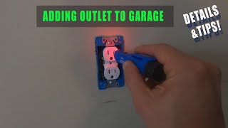 Add receptacle in garage - How to wire electrical outlet using garage door receptacle by True Grit Development 169 views 6 months ago 8 minutes, 23 seconds