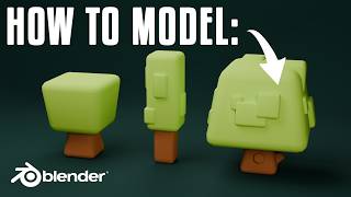 Modeling LOW POLY TREES in Blender Tutorial!