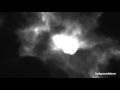 Moon with Clouds at Night Background Video