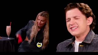 Millie Bobby Brown & Tom Holland Crying Of Hot Y Wings
