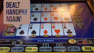 High Limit/Super Times Dealt Handpay!#videopoker #casino #gambling #lasvegas 