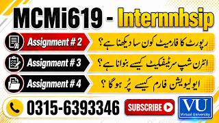 MCMi619 Internhsip Report Assignment 2, 3, 4 Solution 2026 || mcmi 619 Assignemnt solution #mcmi619