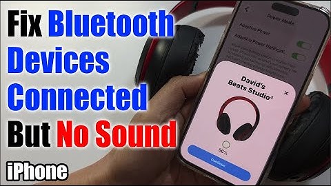 Hoe u Bluetooth-apparaten kunt repareren die zijn aangesloten, maar GEEN GELUID op de iPhone
