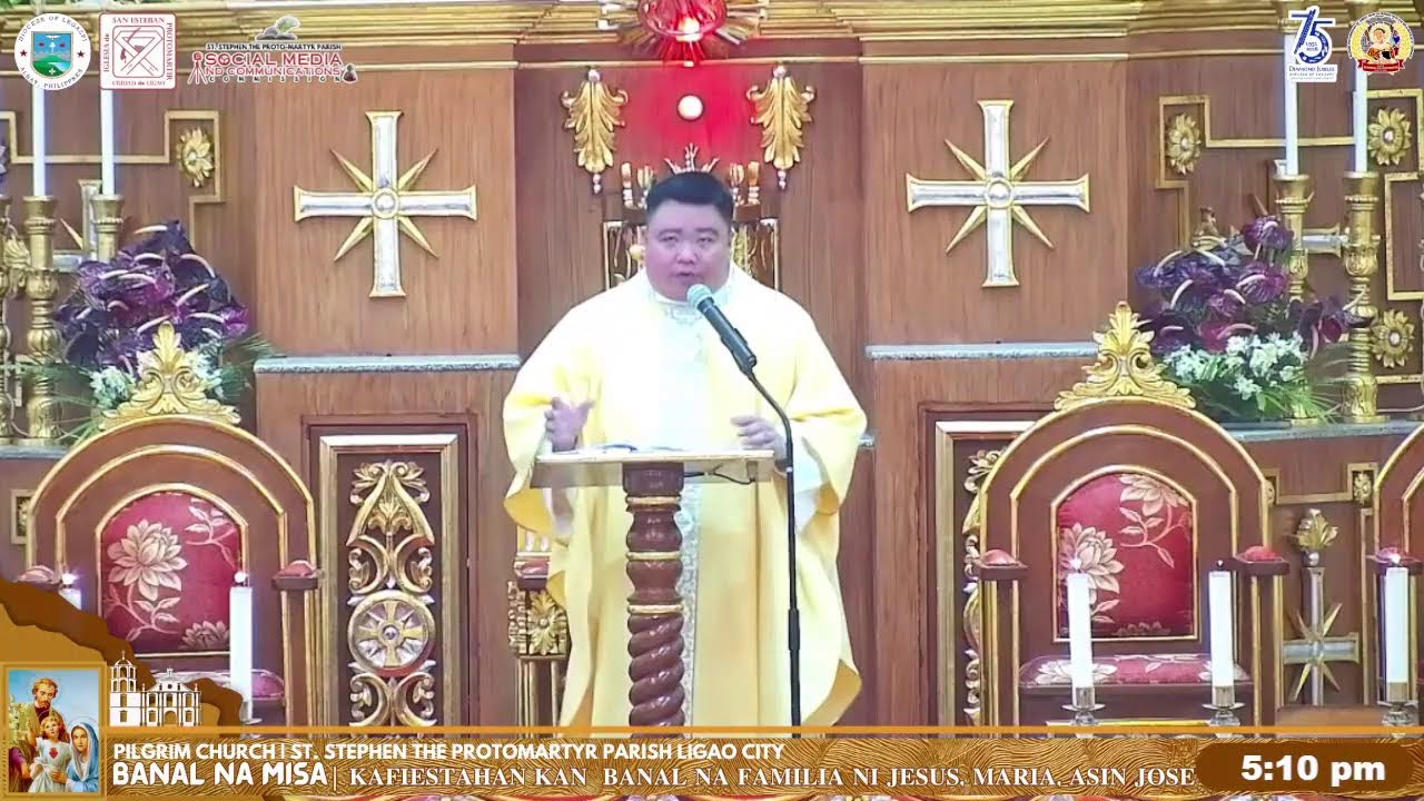 Banal na Misa | KAFIESTAHAN KAN BANAL NA FAMILIA NI JESUS, MARIA, ASIN JOSE