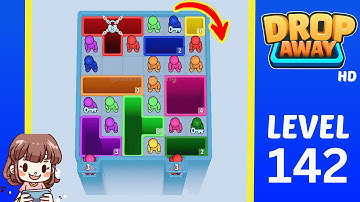 Drop Away Level 142 Solution Walkthrough