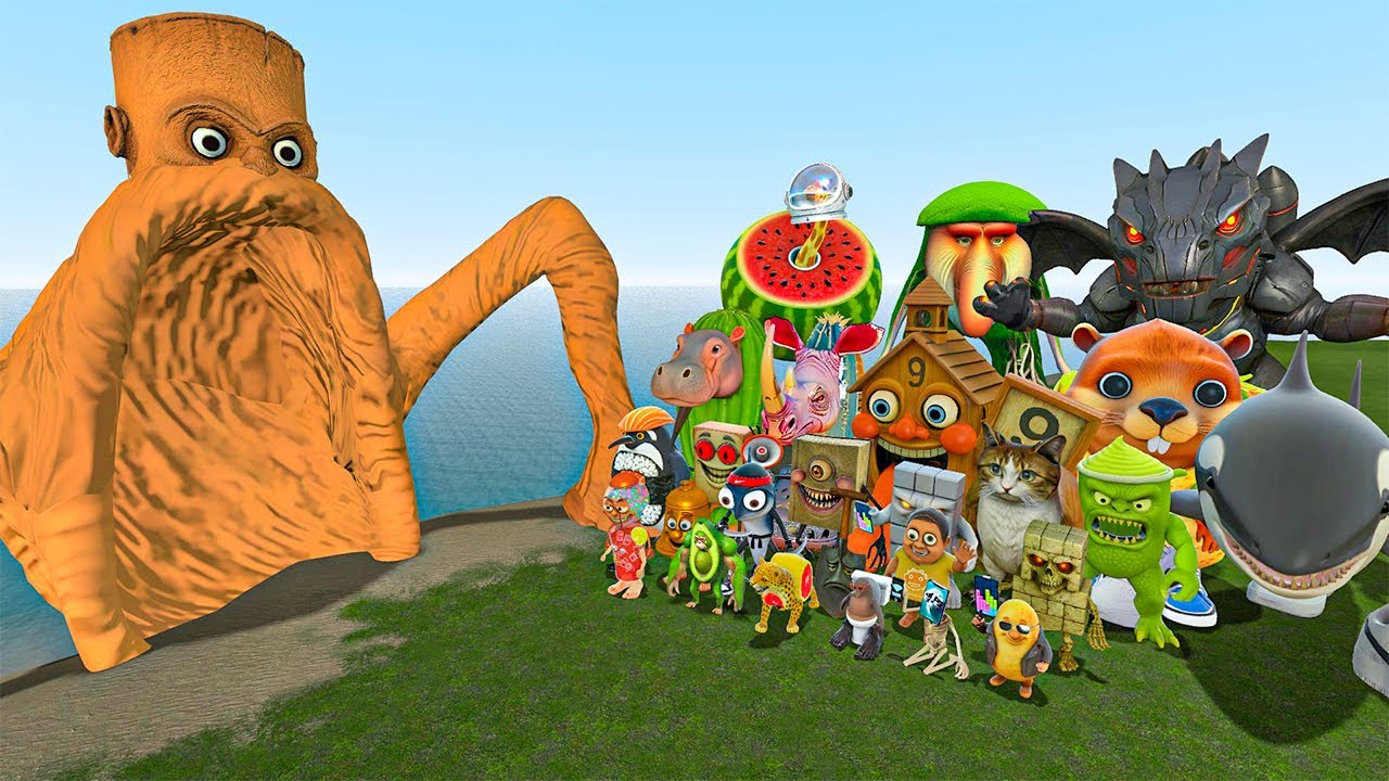 ALL NEW ITALIAN AI BRAINROT MEMES VS SHREK SEA EATER MONTERS! - Garry's Mod