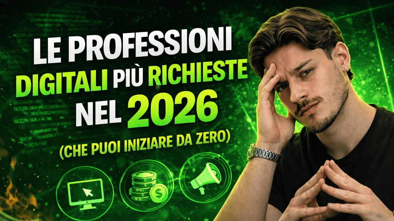 Le Professioni Online Più Richieste Nel 2026 ( Anche se parti da 0 )
