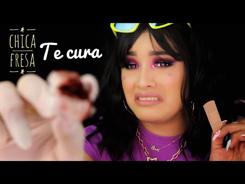 CHICA FRESA 🍓 te CURA las heridas 🩸 EN LA ESCUELA 🏫 I Ges ASMR