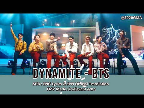 Dynamite - BTS  ENG/JPN (英語＆日本語 字幕）