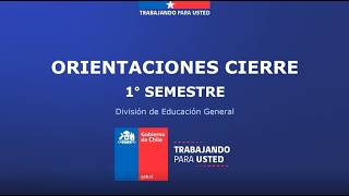 Webinar Orientaciones para el fin del 1° semestre 2026.
