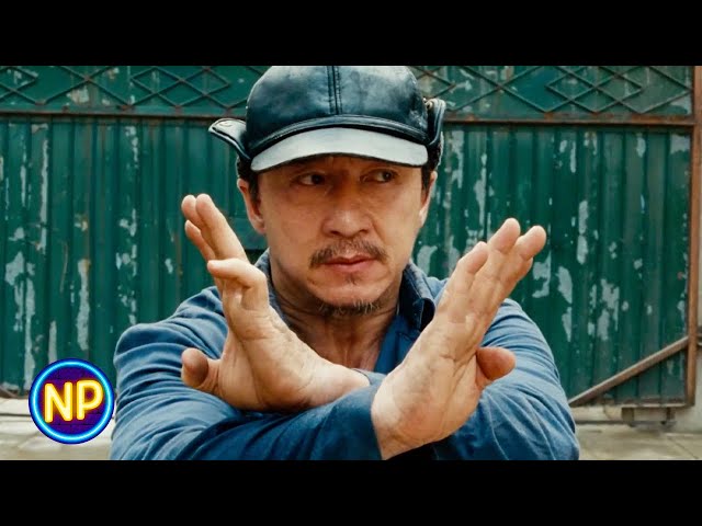 Jackie Chan Whoops a Gang of Teens | The Karate Kid (2010) class=