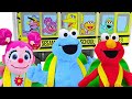Best Sesame Street Learning Video For Toddlers | Learn Shapes Colors with School Backpack Surprises