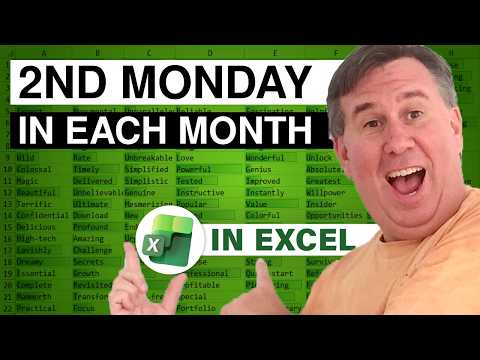 Excel - 2nd Monday of Every Month - Old School Excel vs ChatGPT - Episode 2745