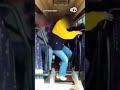 Tour bus hit head on by a Corvette