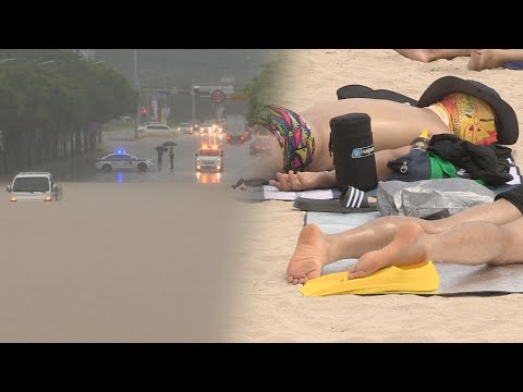 한쪽 폭우ㆍ한쪽 폭염…장마철 기상 양극화 극심 / 연합뉴스TV (YonhapnewsTV)