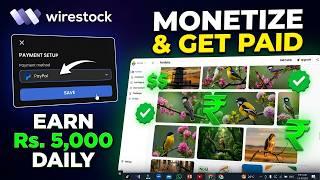 Wirestock Account Setup | දිනකට රුපියල් 5000 ක් උපයන්න 2026 | E money Sinhala
