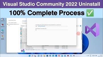 How To Uninstall Visual Studio Community 2022 On Windows 11 || Visual Studio Uninstall Completely