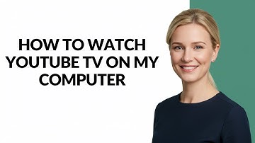 HOW TO WATCH YOUTUBE TV ON MY COMPUTER - Julia