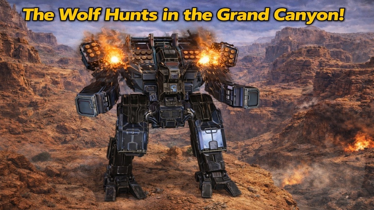 Arctic Wolf hunts on the grand Canyon Network! SSRM 6!