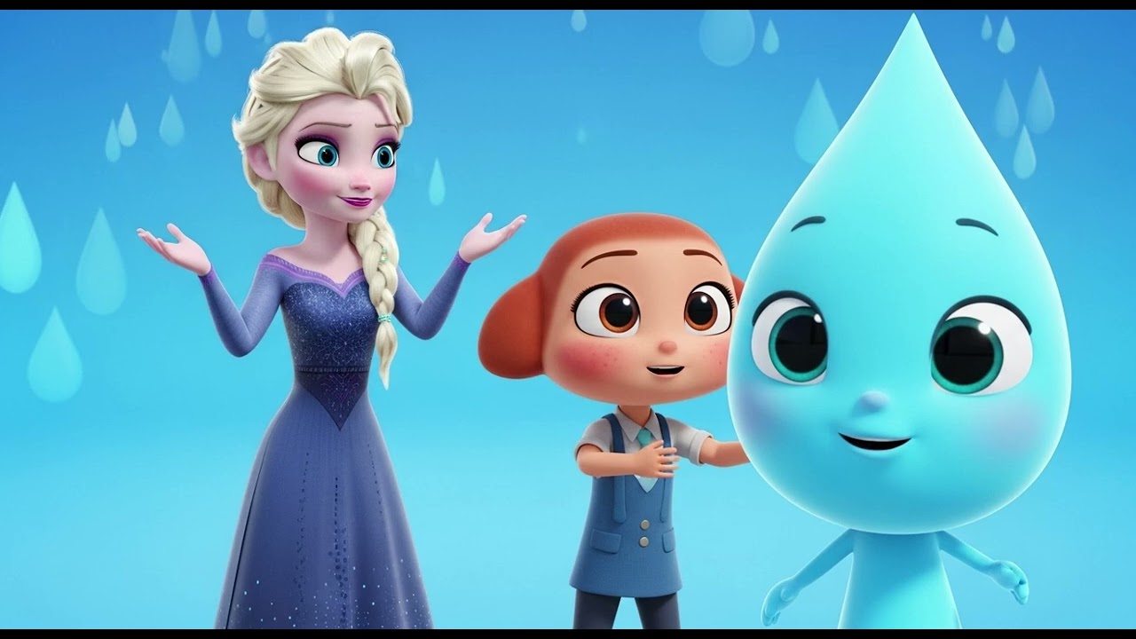 Stomp, Shake, and Tap with Elsa’s Raindrops 🌧️ | Fun Music & Movement for Kids