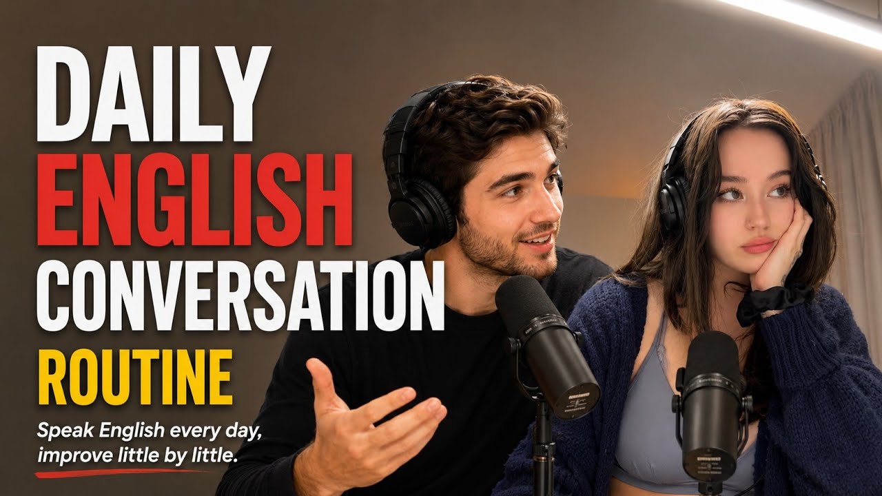 English Listening Practice | Daily Routine Conversation For Beginners ...