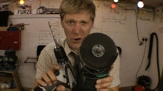 Build a JET ENGINE using only a DRILL, GRINDER and duck tape (NO WELDING)