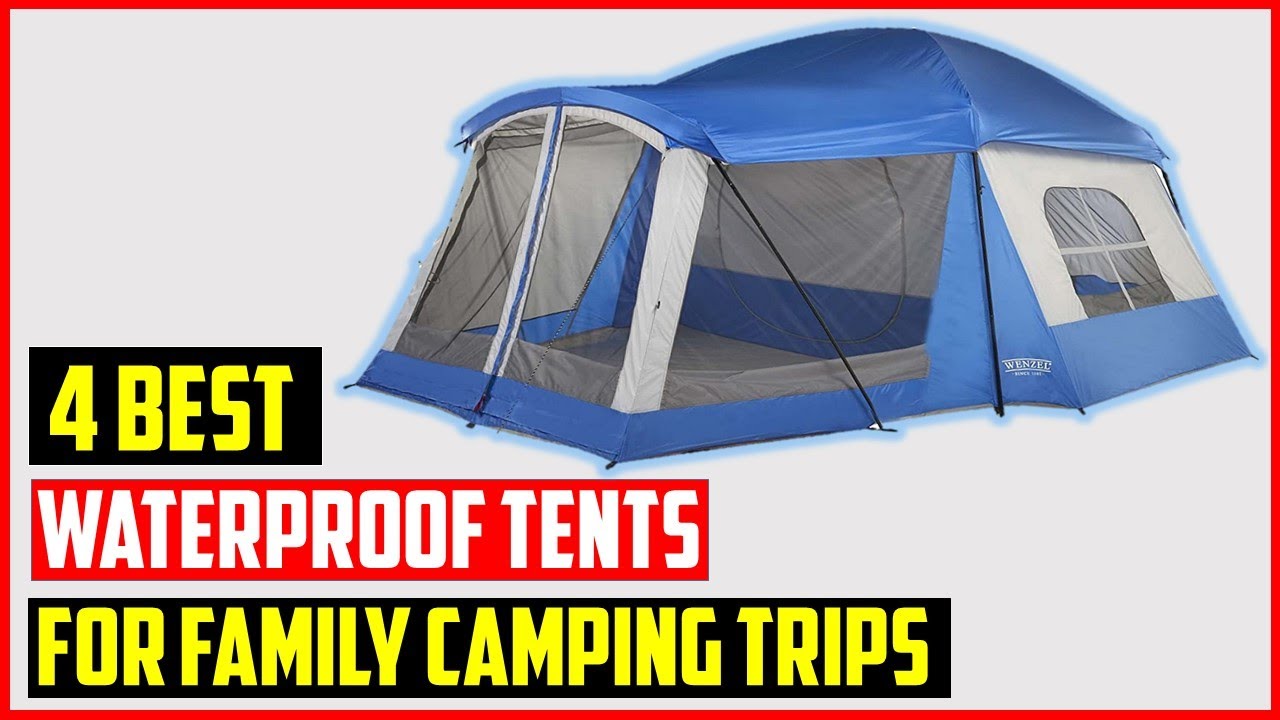 ✅ Top 4 Best Waterproof Tents for Family Camping Trips in 2024 | Best Waterproof Tents Camping Trips
