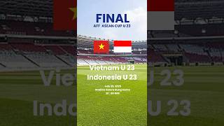 Tong Hilap Final Aff Asean Cup U23 Vietnam Vs Indonesia indonesia aff asean u23 final shorts