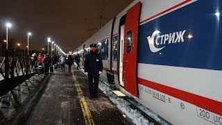 Strizh train 713В/714В Saint Petersburg - Samara deluxe sleeping carriage