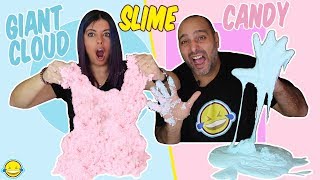 1 Gallon of Cloud Slime!! Giant Slime Cotton Candy challenge Momentos Divertidos Profile