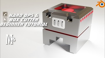 Blender 2.93 beginner tutorial for hard ops and box cutter |blender 2.93 |Time lapse