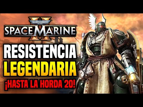 SPACE MARINE 2: ¡LUCHANDO por MI VIDA en un ASEDIO de OLAS SIN FIN!