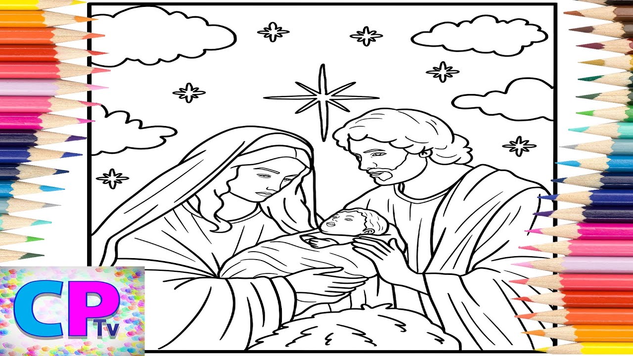 Chistmas/Jesus is Born/Mary and Joseph are with Baby Jesus/Christmas Time