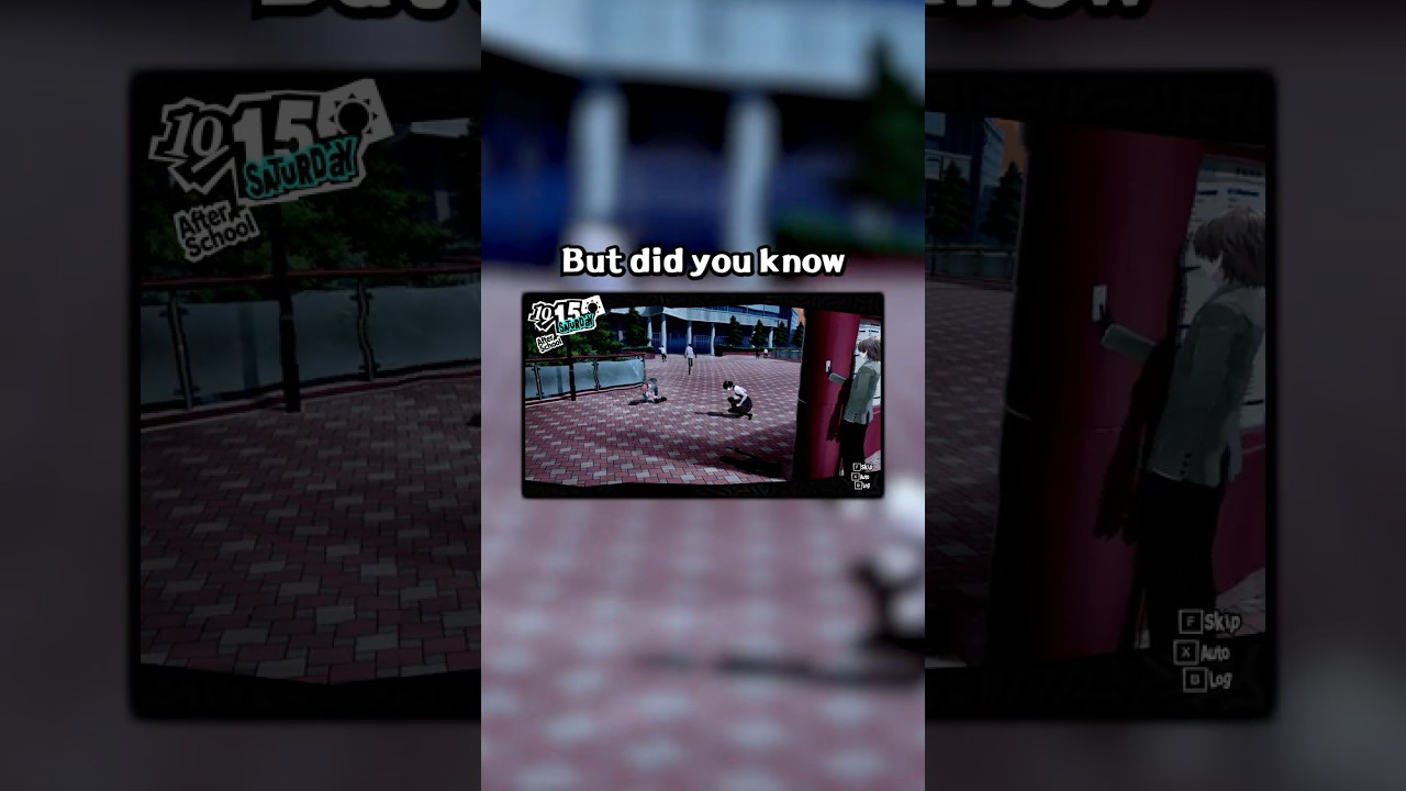 Unused Akechi picture scene in Persona 5