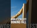 World’s Biggest Domino Fall