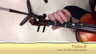 Violin II, Cho Cho Dances, mm. 45-58 screenshot 5