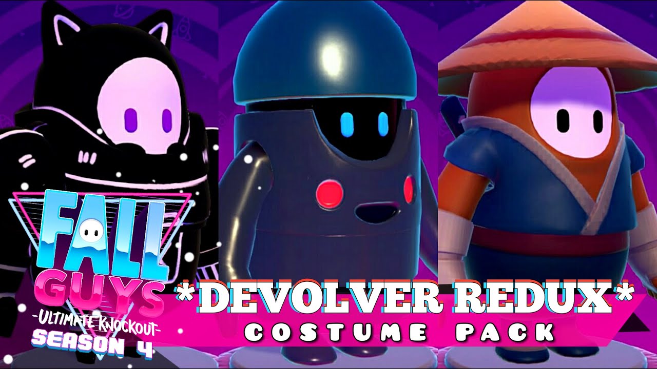 Fall Guys: 4041 - ✨*DLC: DEVOLVER REDUX PACK*👾 // Ps4