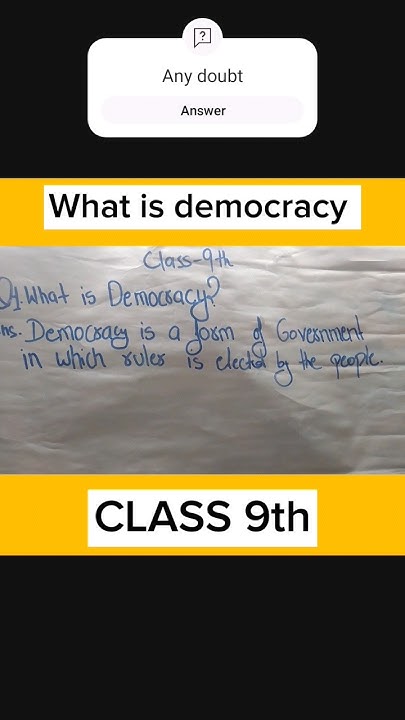 WHAT IS DEMOCRACY Class 9th shorts viral class class9th dsr what-is-democracy-class-9th-shorts-viral-class-class9th-dsr