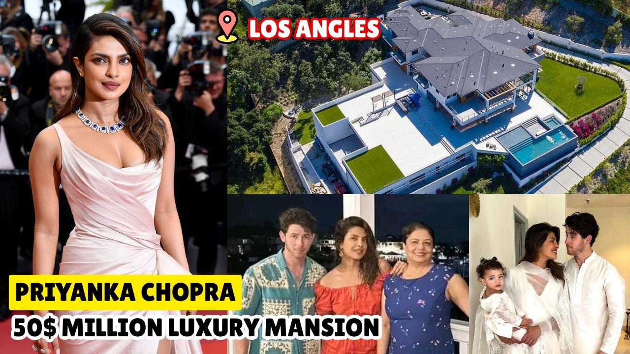 Особняк Приянки Чопры в Лос-Анджелесе стоимостью 50 миллионов долларов #вирусное #роскошныйобразж...