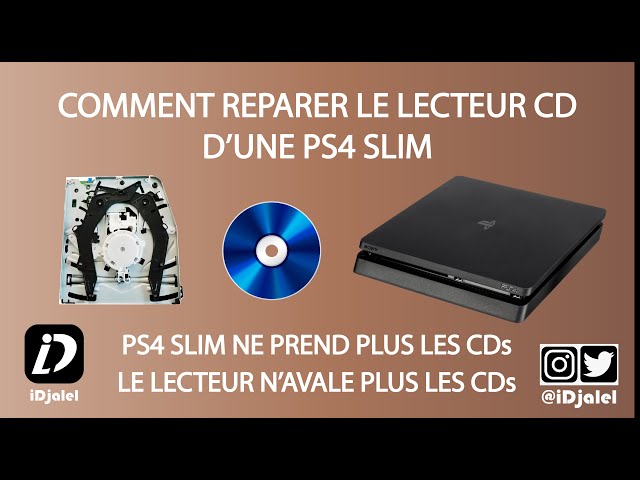 PS4 Slim NE PREND PLUS LES CD - PS4 SLIM N'AVALE PLUS LES CD - LECTEUR PS4  SLIM NE MARCHE PLUS 