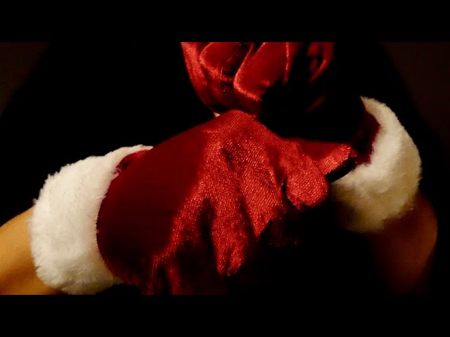 ASMR Santa Gloves Hand Sounds