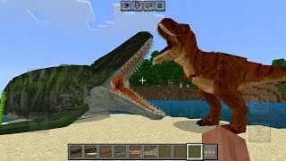 NEW Jurassic World Legend ADDON UPDATE in Minecraft PE screenshot 1