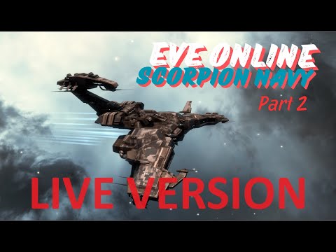 Scorpion Navy Issue for Level 4 Missions Pat 2 - Fitting and Tactics #eve #eveonlinegameplay