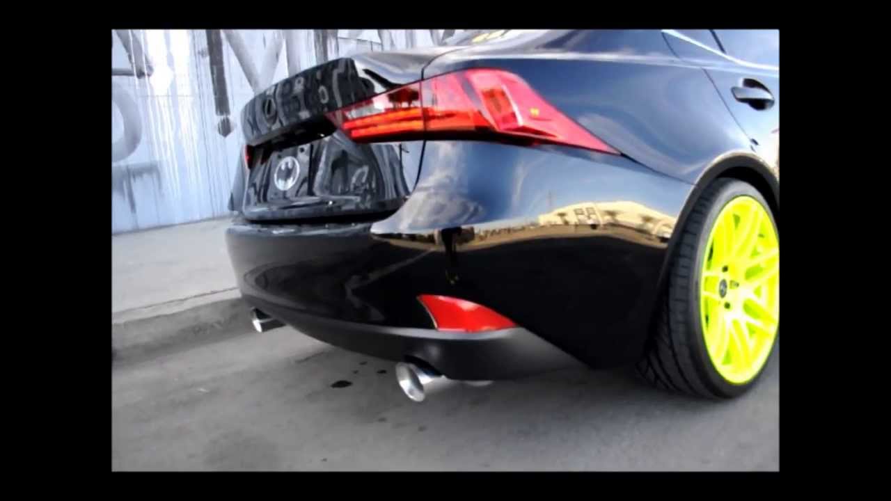 2014 Lexus IS FSport Joe Z series Full Catback Exhaust YouTube