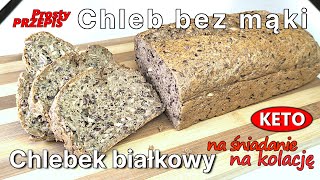 Jak zrobić chleb bez mąki❓ - Przepis na chleb keto - Chlebek białkowy
