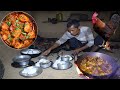 Village Famous Original Red Country Chicken Curry Eating With Rice || Village People Daily Routing