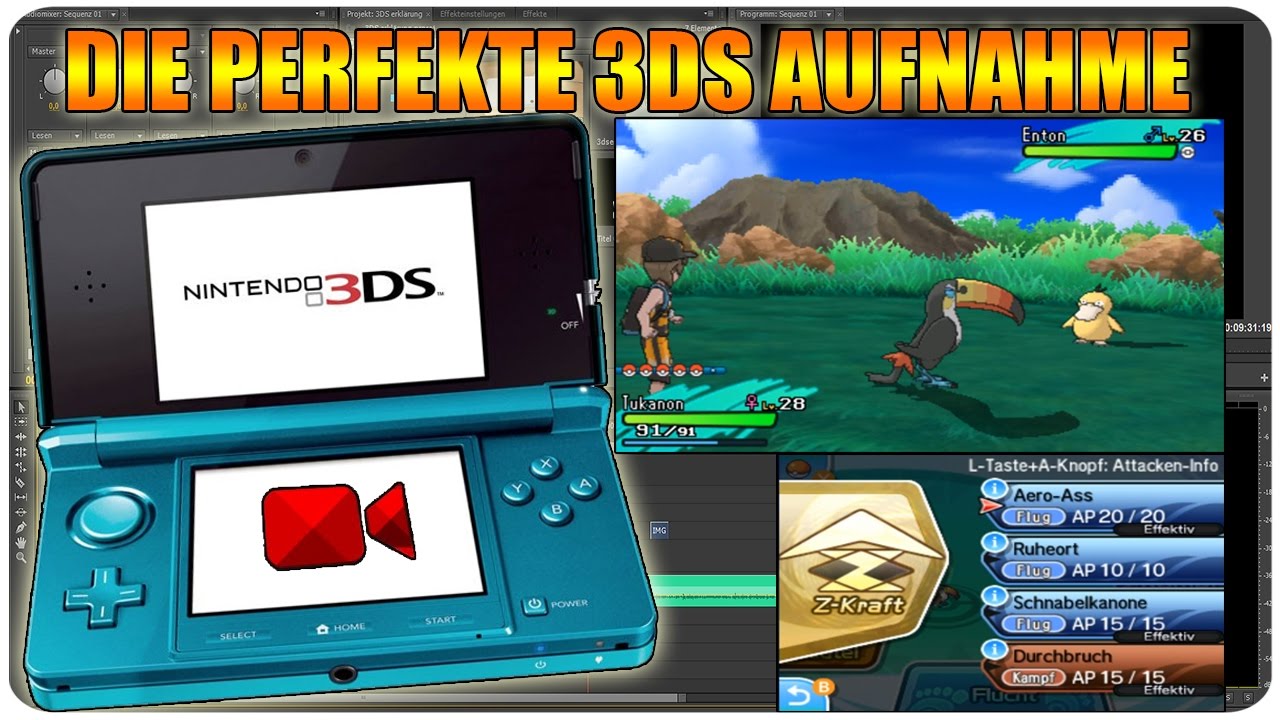 NINTENDO 3DS AUFNAHME DIE BESTEN SETTINGS 2018 [Deutsch] YouTube