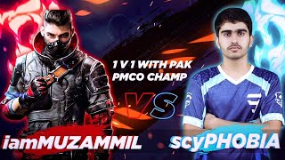 iamMUZAMMIL vs scyPHOBIA PMCO PAK CHAMPION || FRIENDLY TDM || PUBG MOBILE ||